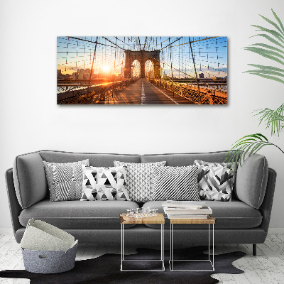 Bild auf Acrylglas Brooklyn Bridge