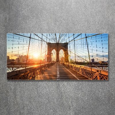 Bild auf Acrylglas Brooklyn Bridge