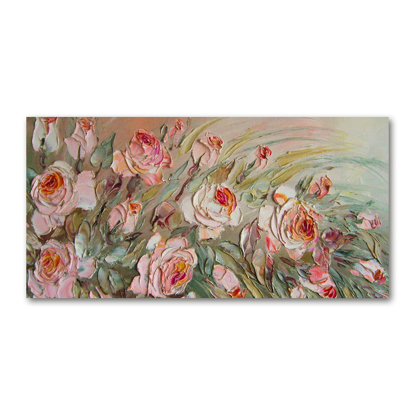 Acrylbild Fotodruck Rosen