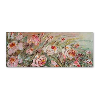 Acrylbild Fotodruck Rosen