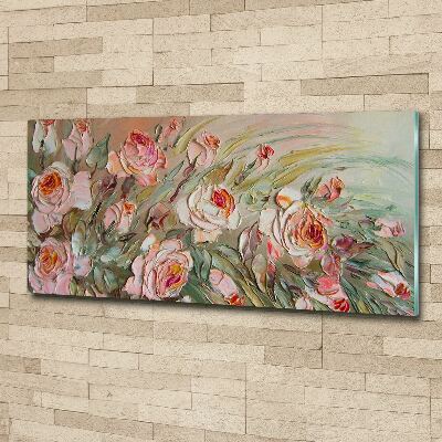 Acrylbild Fotodruck Rosen