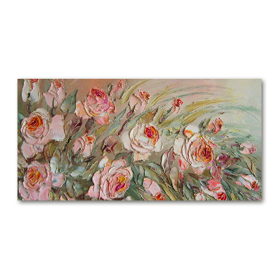 Acrylbild Fotodruck Rosen