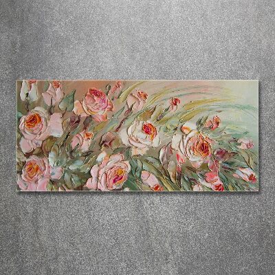 Acrylbild Fotodruck Rosen