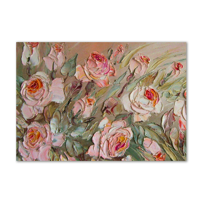 Acrylbild Fotodruck Rosen