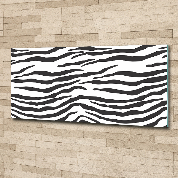 Bild auf Acrylglas Zebra-Hintergrund