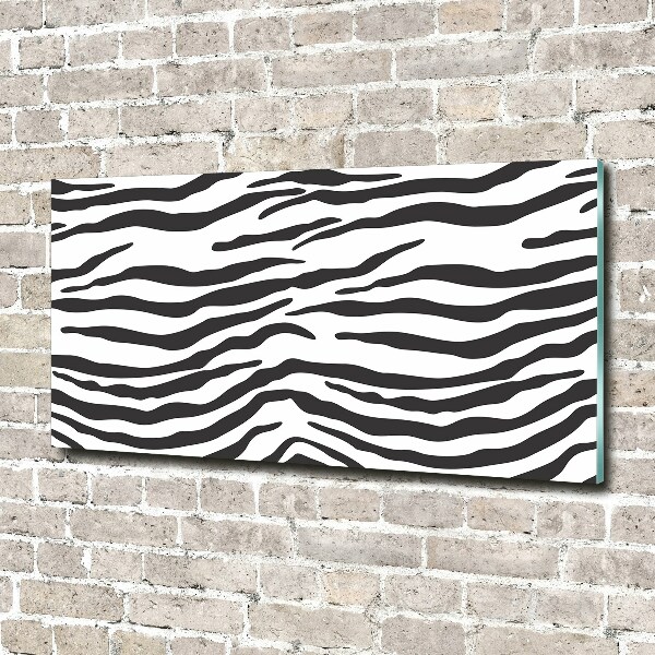 Bild auf Acrylglas Zebra-Hintergrund