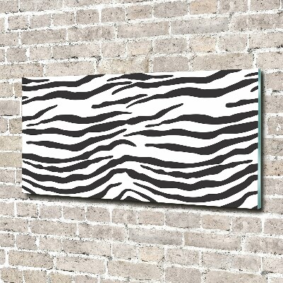 Bild auf Acrylglas Zebra-Hintergrund