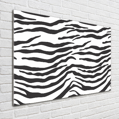 Bild auf Acrylglas Zebra-Hintergrund