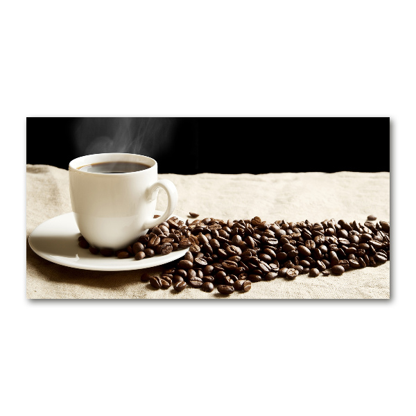 Acrylbild Fotodruck Aromatischer Kaffee