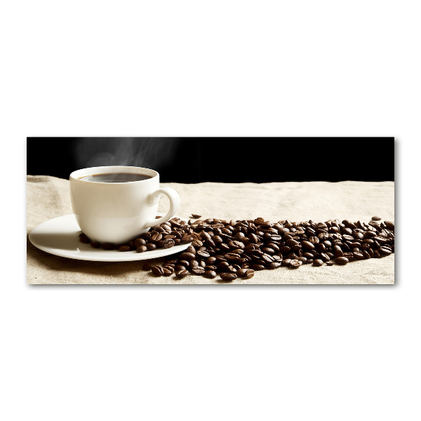 Acrylbild Fotodruck Aromatischer Kaffee