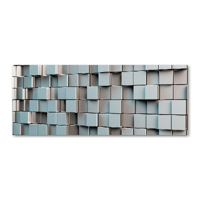 Foto auf Acryl Wand aus Würfeln