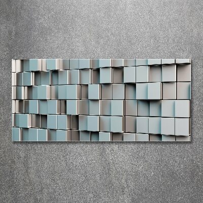 Foto auf Acryl Wand aus Würfeln