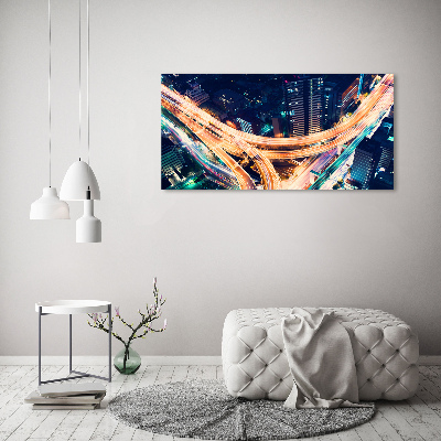 Acrylbild Fotodruck Autobahn nach Tokio