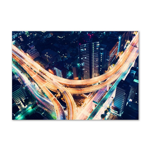 Acrylbild Fotodruck Autobahn nach Tokio