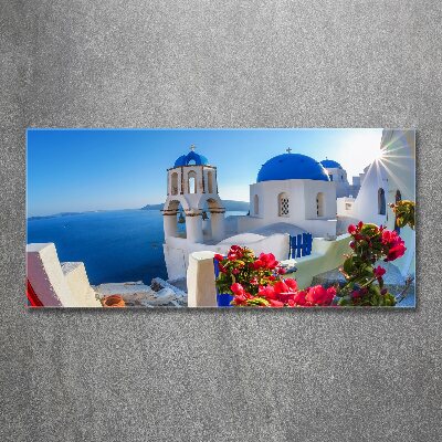 Acrylglas-Druck Santorini, Griechenland