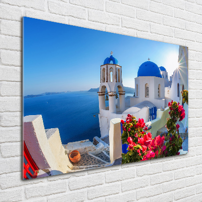 Acrylglas-Druck Santorini, Griechenland