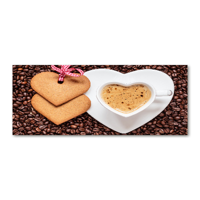 Acrylglas-Druck Kaffee und Lebkuchen