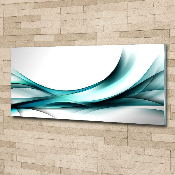 Acrylbild Fotodruck Abstrakte Wellen