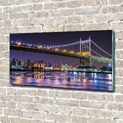 Acrylglas-Druck New Yorker Brücke