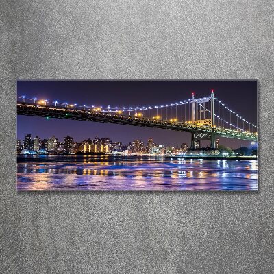 Acrylglas-Druck New Yorker Brücke