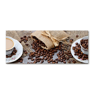 Acrylglas-Druck Kaffee mit Milch