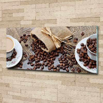 Acrylglas-Druck Kaffee mit Milch