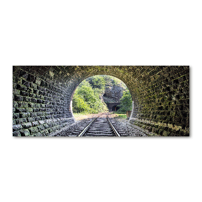Bild auf Acrylglas Eisenbahntunnel