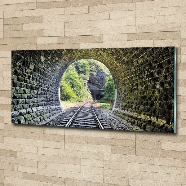 Bild auf Acrylglas Eisenbahntunnel