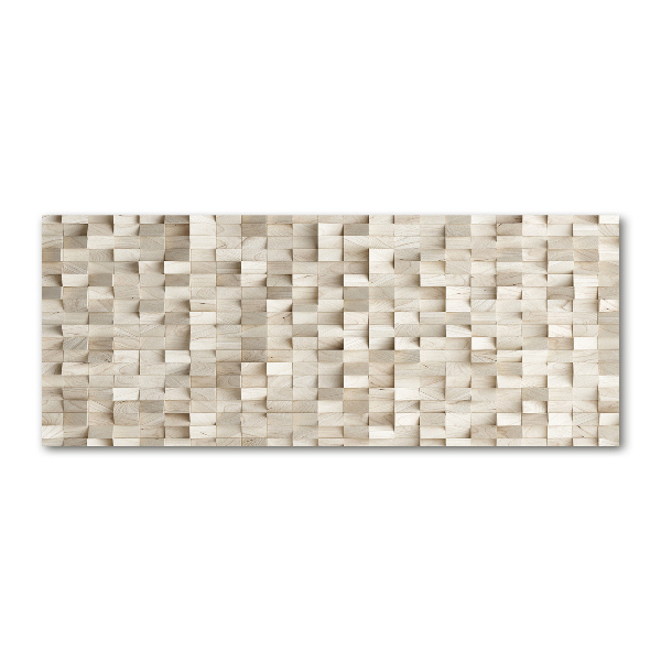 Acrylglas-Druck Holzwürfel