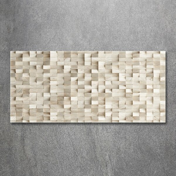 Acrylglas-Druck Holzwürfel