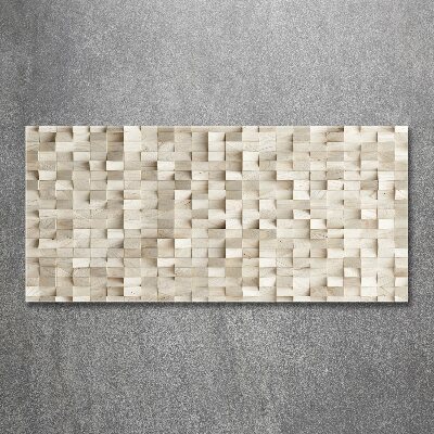 Acrylglas-Druck Holzwürfel