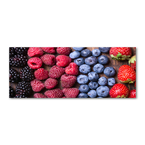 Acrylbild Fotodruck Waldfrüchte