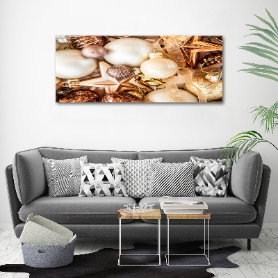 Acrylglas-Druck Weihnachtskugeln