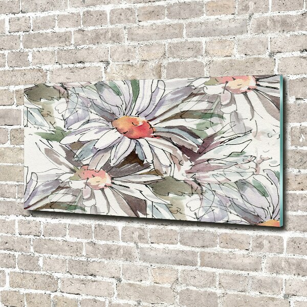 Acrylbild Fotodruck Kamille