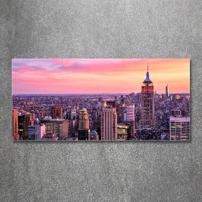 Acrylbild Fotodruck New York West