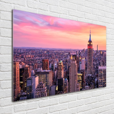 Acrylbild Fotodruck New York West