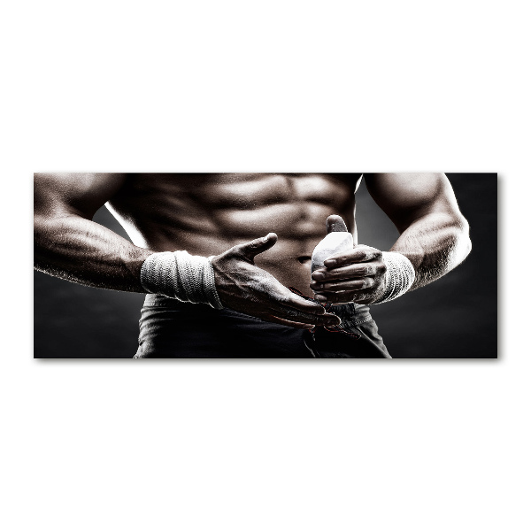 Acrylbild Fotodruck Muskelaufbau