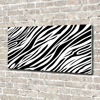 Bild auf Acrylglas Zebra-Hintergrund