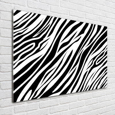 Bild auf Acrylglas Zebra-Hintergrund