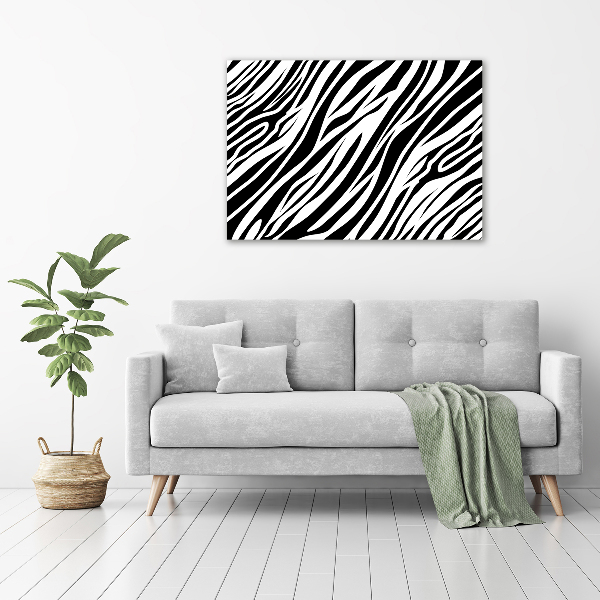 Bild auf Acrylglas Zebra-Hintergrund