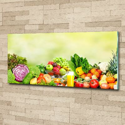 Acrylglas-Druck Gemüse und Obst