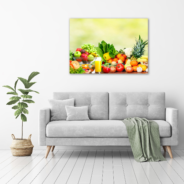 Acrylglas-Druck Gemüse und Obst