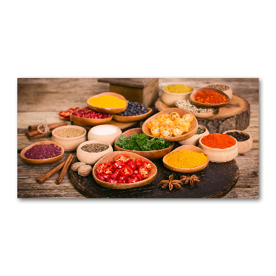 Foto auf Acryl Gewürze und Kräuter