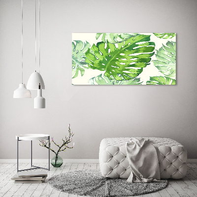 Bild auf Acrylglas Tropische Blätter