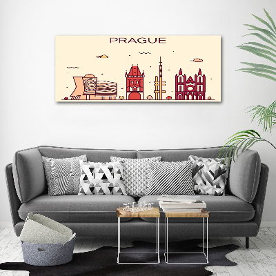 Bild auf Acrylglas Prager Gebäude