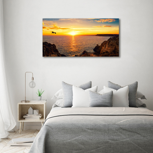 Foto auf Acryl Sonnenuntergang am Meer