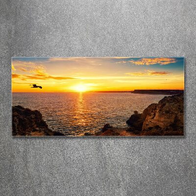 Foto auf Acryl Sonnenuntergang am Meer