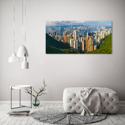 Bild auf Acrylglas Hongkong-Panorama
