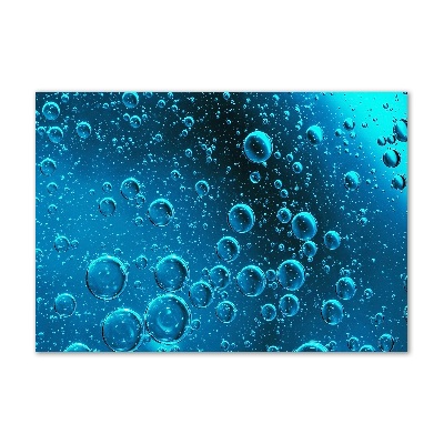 Bild auf Acrylglas Blasen unter Wasser