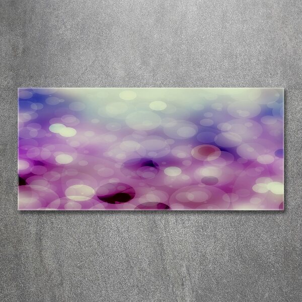 Acrylbild Fotodruck Lila Felgen